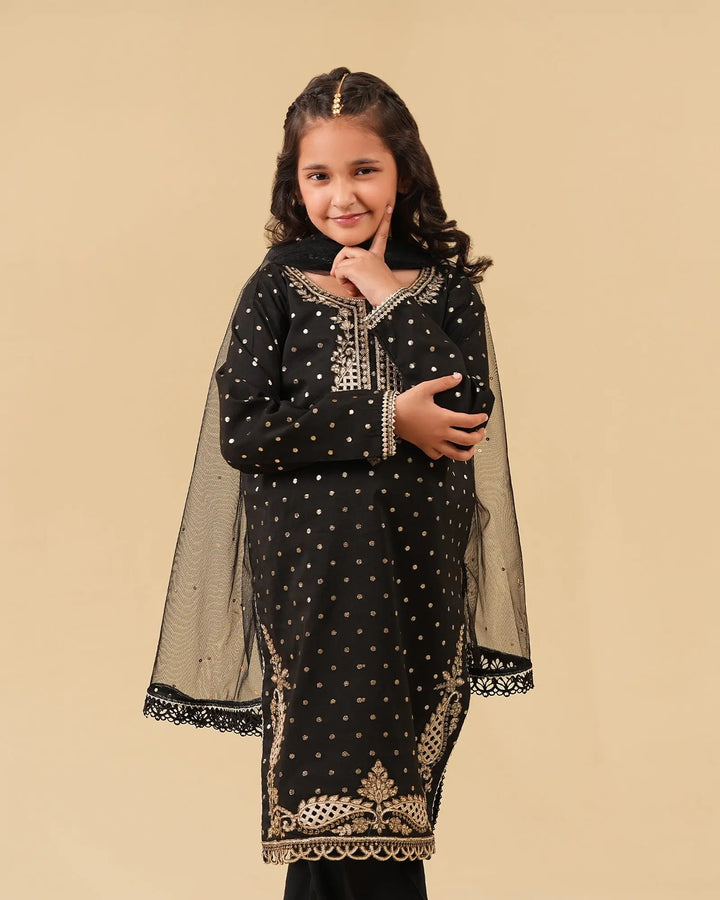 Kids 3-Piece Ready-to-Wear Special Bindi Suit | 1156-ST-S.BINDI Sha Posh Textile