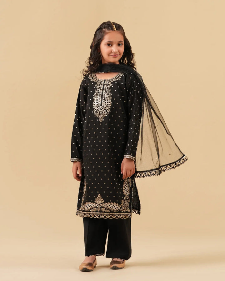 Kids 3-Piece Ready-to-Wear Special Bindi Suit | 1156-ST-S.BINDI Sha Posh Textile