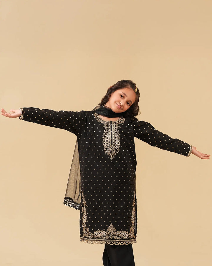 Kids 3-Piece Ready-to-Wear Special Bindi Suit | 1156-ST-S.BINDI Sha Posh Textile