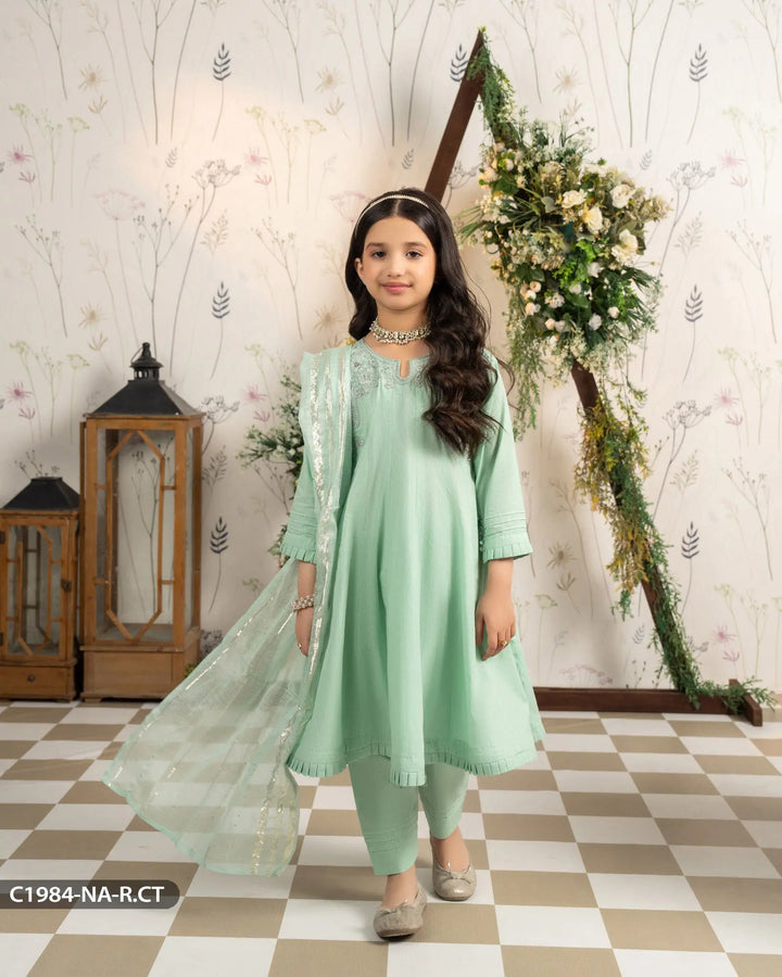 Kids 3 Piece Rod Cotton Suit | 1984-NA-R.CT Sha Posh Textile