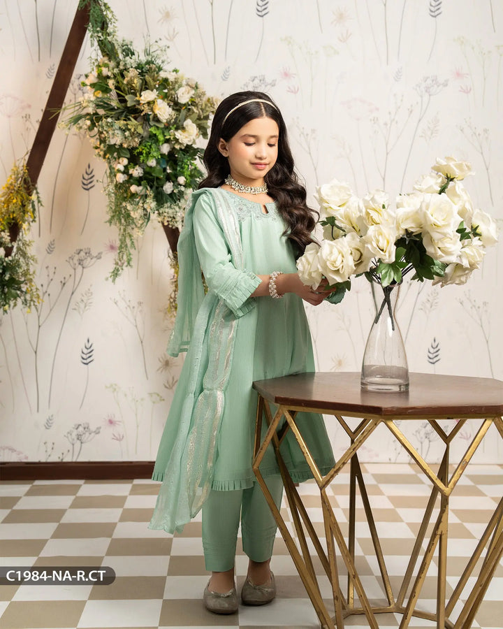 Kids 3 Piece Rod Cotton Suit | 1984-NA-R.CT Sha Posh Textile