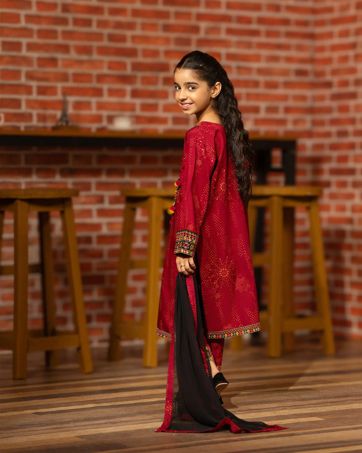 Kids 3 Piece Viscose Suit Stitched | 1301-NA-VS - Sha Posh Textile