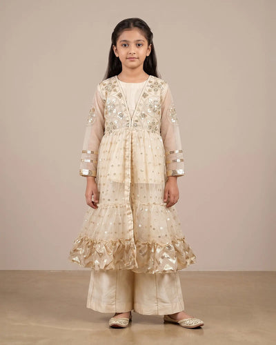 Kids Bindi Badla Frock | 9726 Sha Posh Textile