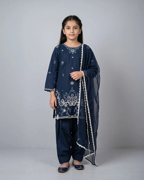 Kids Cambric Cotton 3PC | 4128 Sha Posh Textile