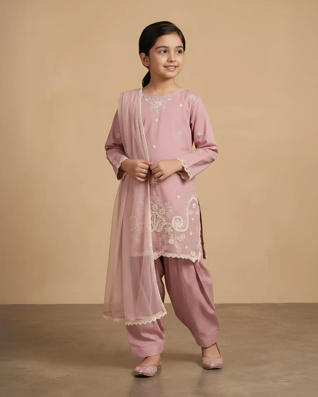 Kids Cambric Cotton 3PC | 4128 Sha Posh Textile