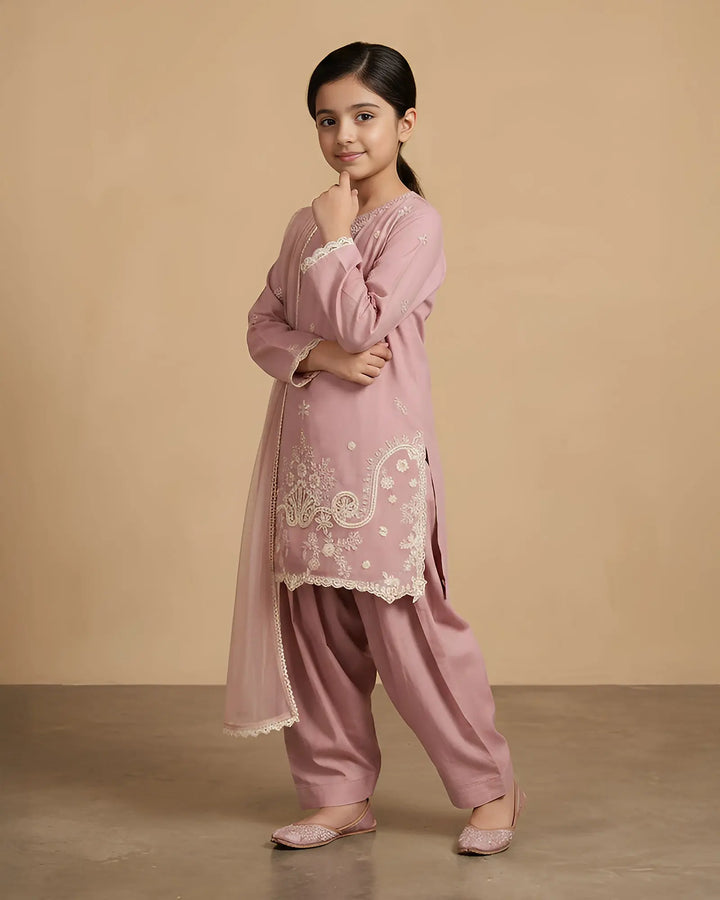 Kids Cambric Cotton 3PC | 4128 Sha Posh Textile