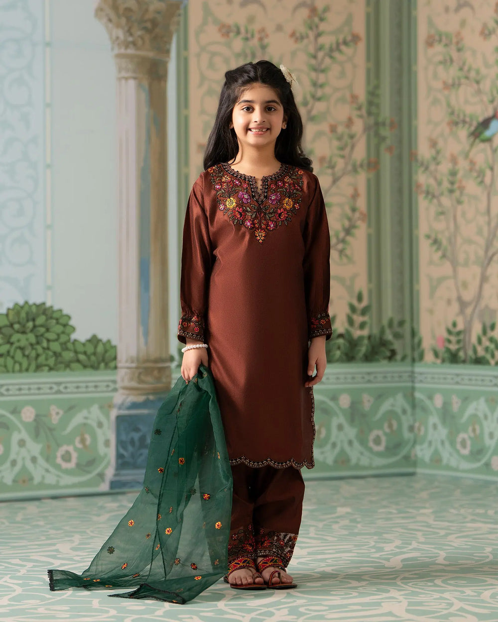 Kids Chambray Katan 3PC | 1304 Sha Posh Textile