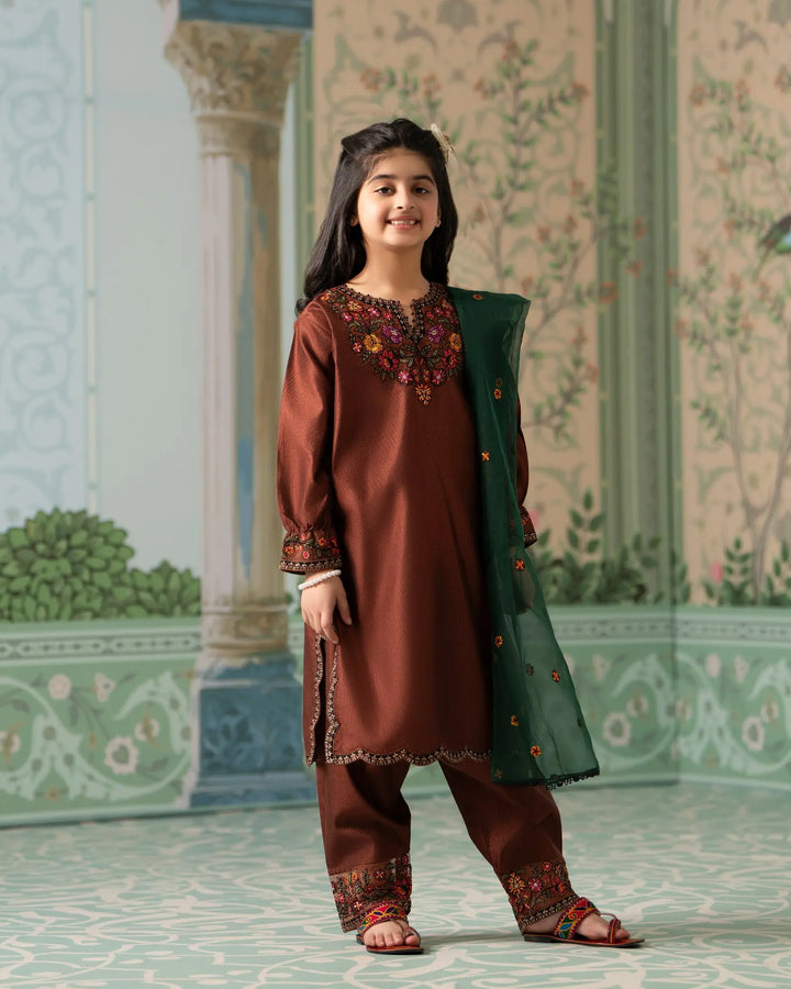 Kids Chambray Katan 3PC | 1304 Sha Posh Textile