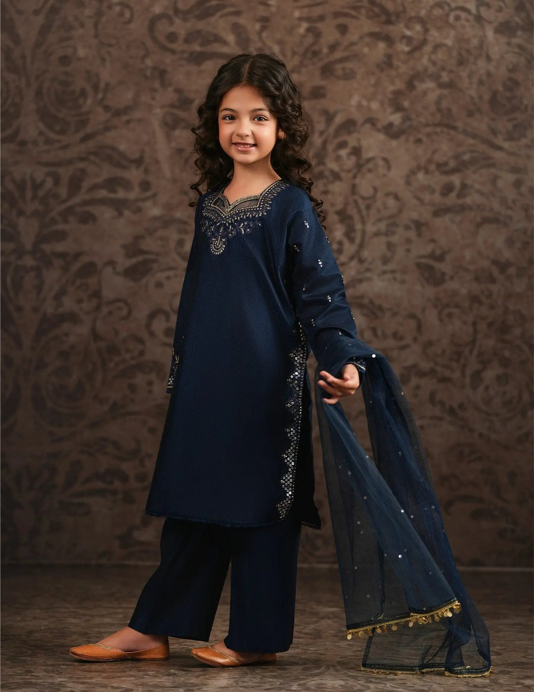 Kids Chambray Katan 3PC | 2273 - Sha Posh Textile