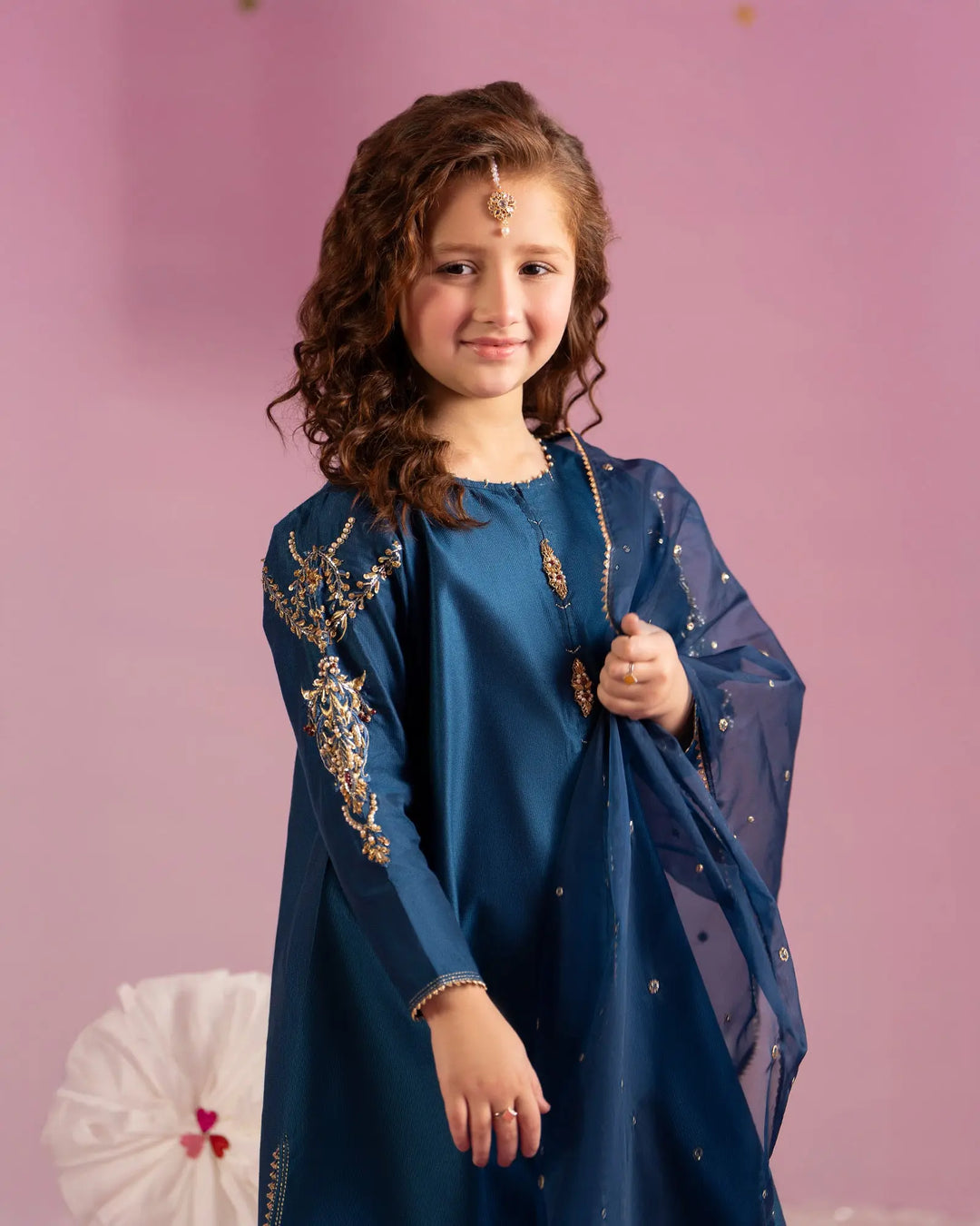 Kids Chambray Katan 3PC | 9770 Sha Posh Textile