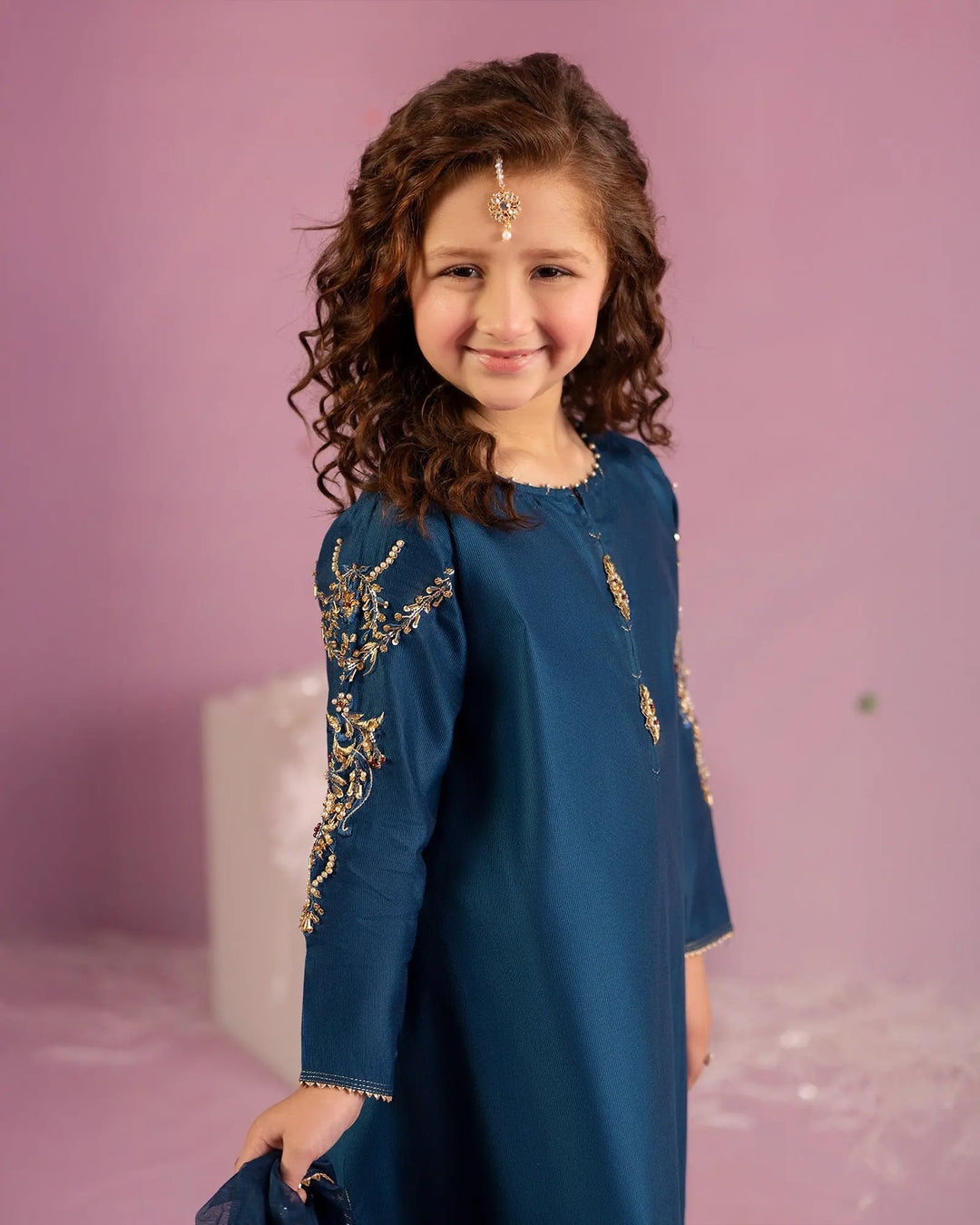 Kids Chambray Katan 3PC | 9770 Sha Posh Textile