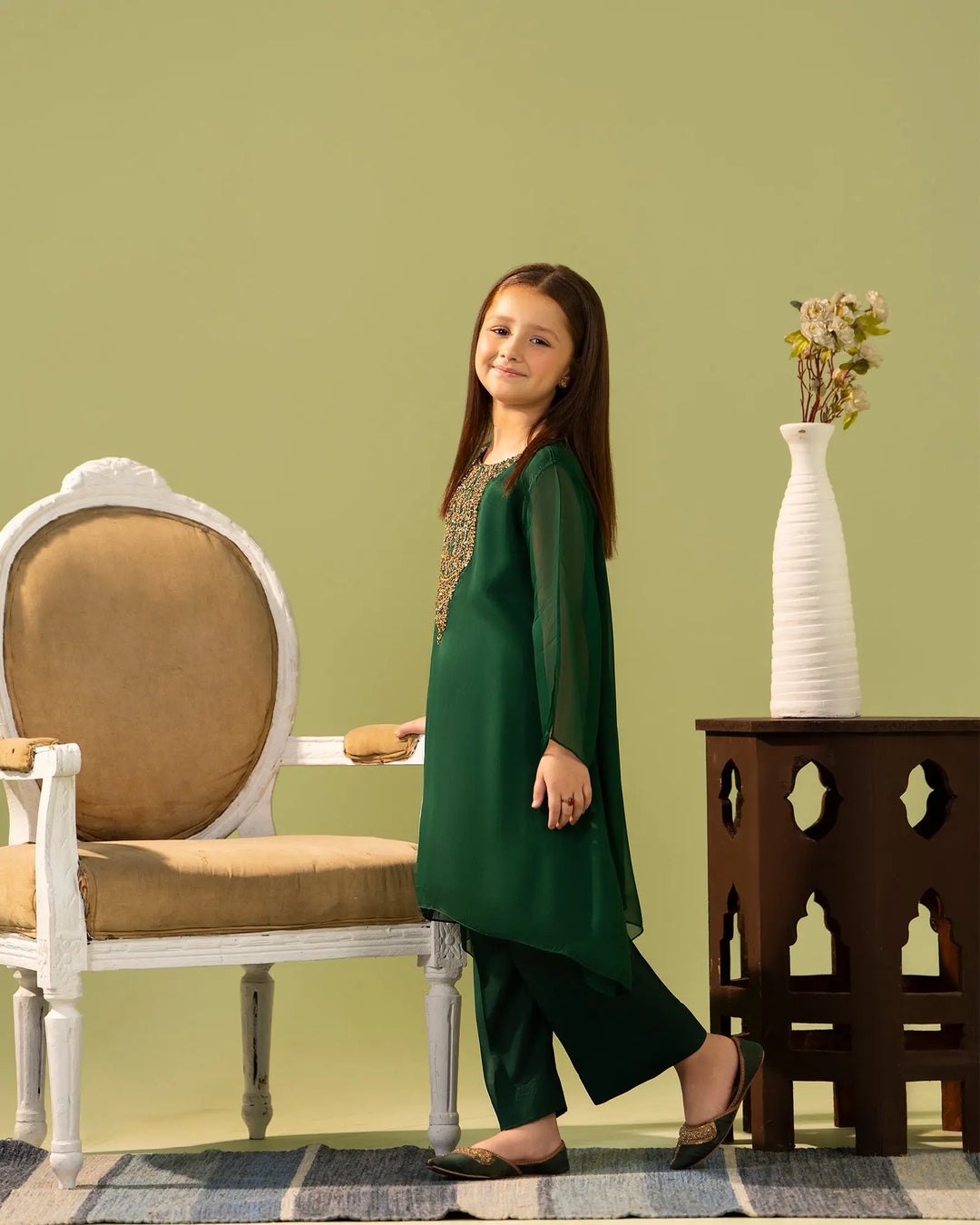 Kids Chiffon 2PC | 9809 Sha Posh Textile