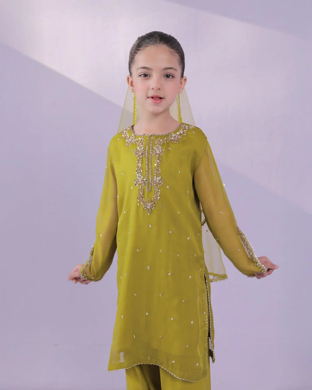 Kids Chiffon 3PC | 1152 Sha Posh Textile