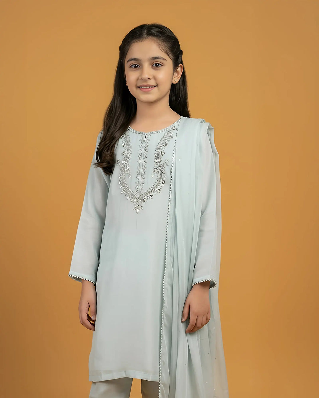 Kids Chiffon 3PC | 4110 Sha Posh Textile