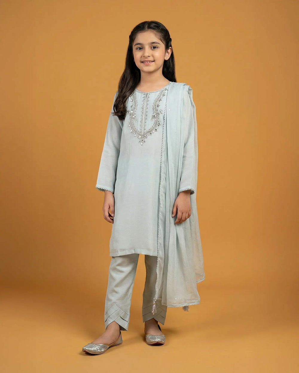 Kids Chiffon 3PC | 4110 Sha Posh Textile