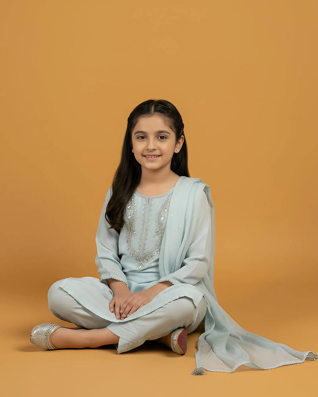 Kids Chiffon 3PC | 4110 Sha Posh Textile