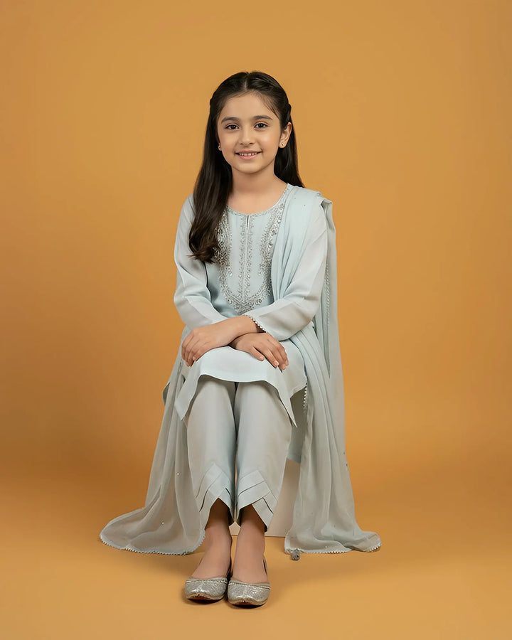 Kids Chiffon 3PC | 4110 Sha Posh Textile