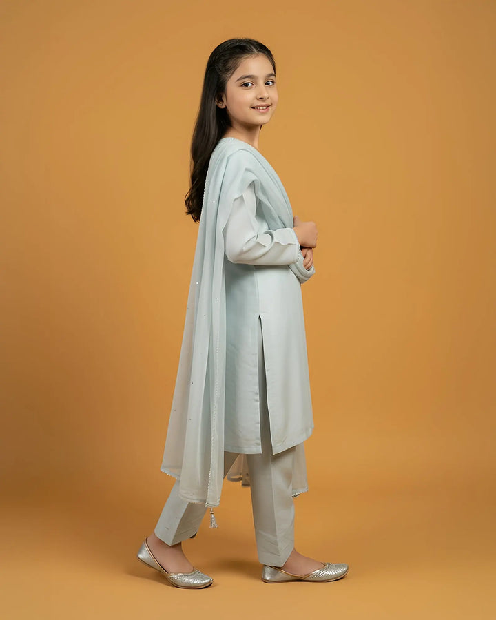 Kids Chiffon 3PC | 4110 Sha Posh Textile