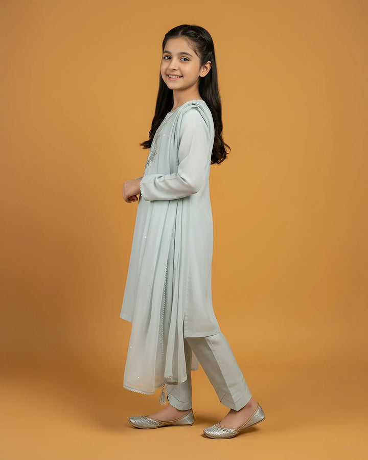 Kids Chiffon 3PC | 4110 Sha Posh Textile