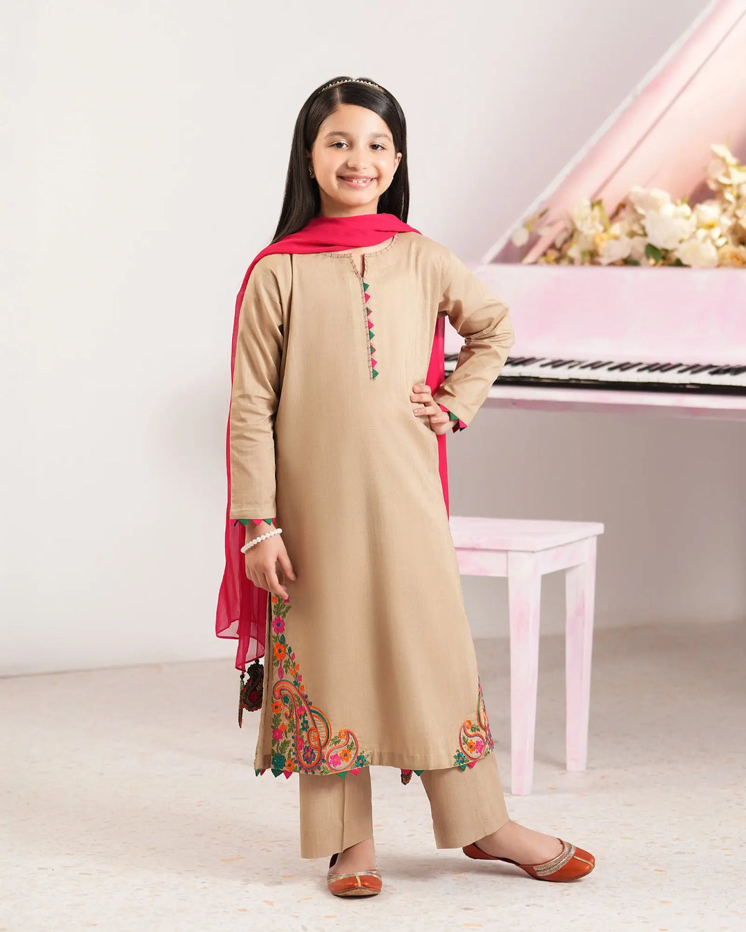 Kids Cross Slub Cotton 3PC | 1322 - Sha Posh Textile