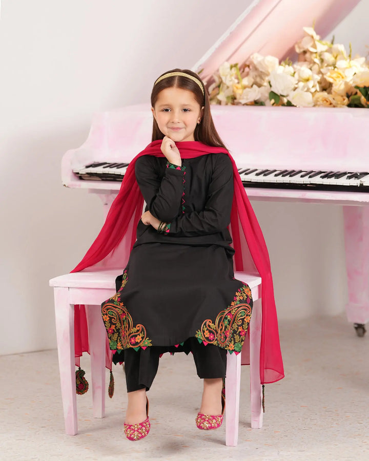 Kids Cross Slub Cotton 3PC | 1322 - Sha Posh Textile