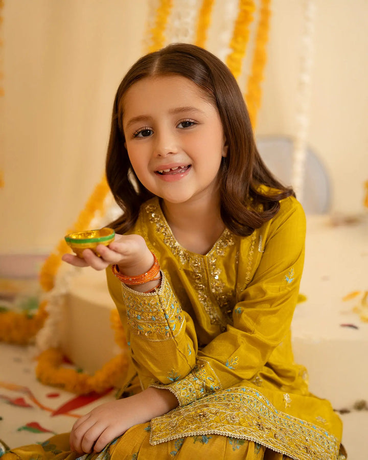 Kids Dull Raw Silk 3PC | 1166 Sha Posh Textile