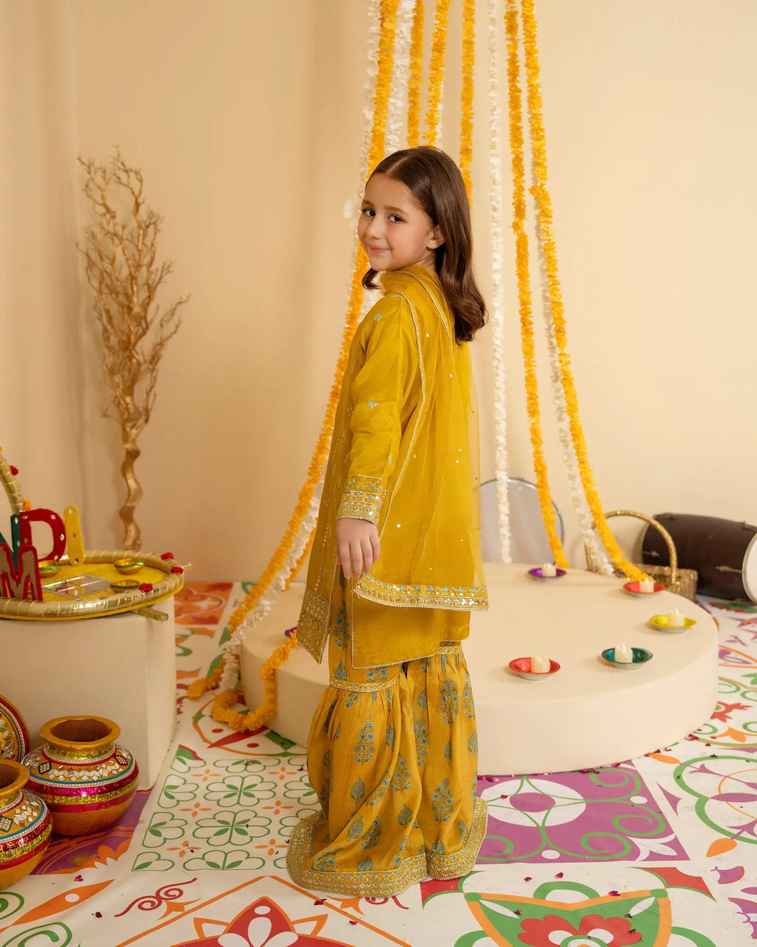 Kids Dull Raw Silk 3PC | 1166 Sha Posh Textile