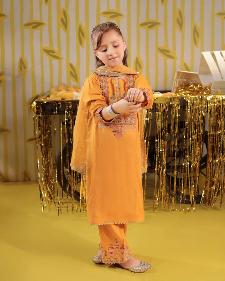 Kids Dull Raw Silk 3PC | 2265 Sha Posh Textile