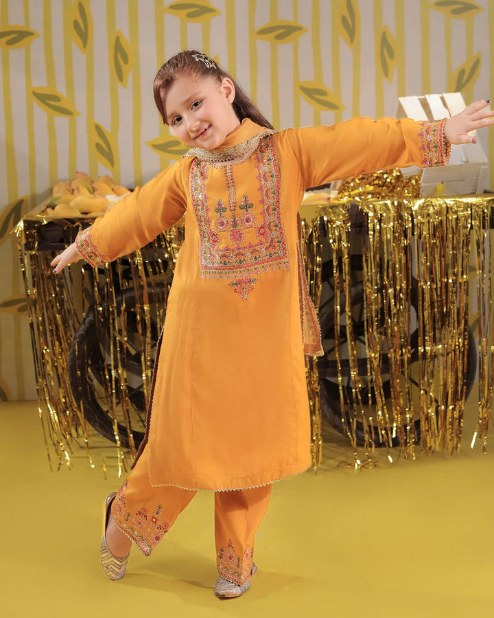 Kids Dull Raw Silk 3PC | 2265 Sha Posh Textile