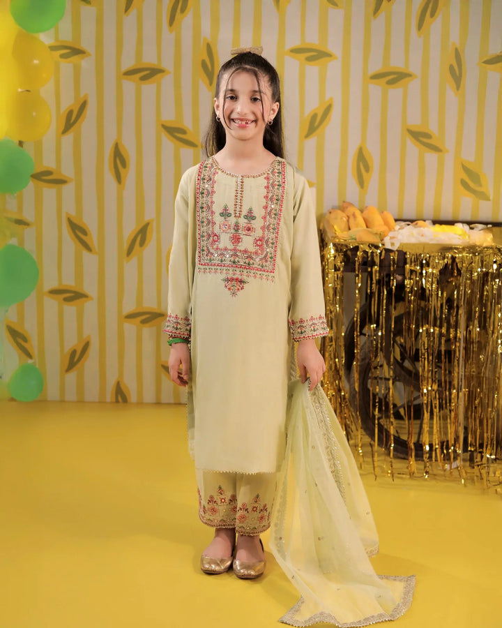Kids Dull Raw Silk 3PC | 2265 Sha Posh Textile
