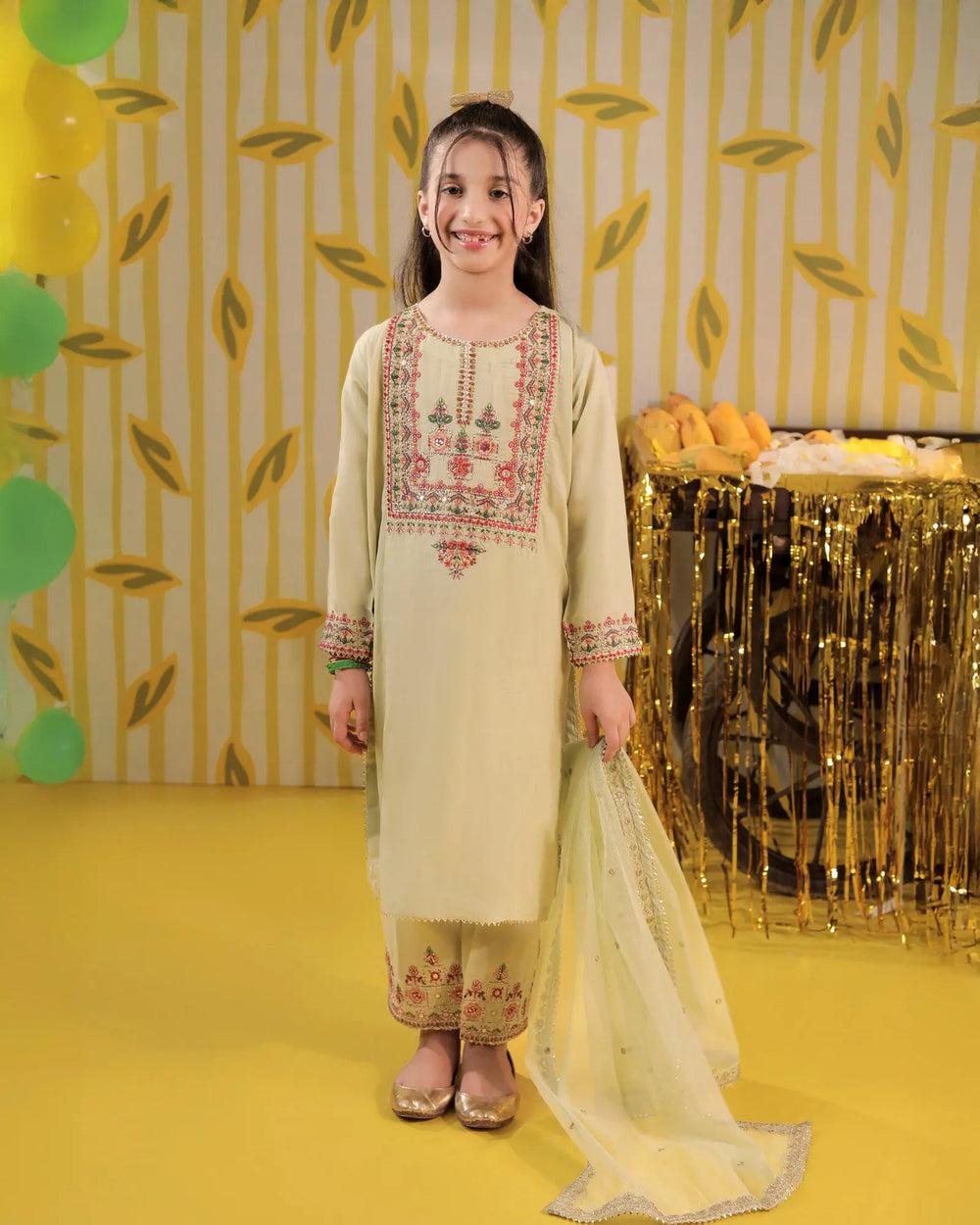 Kids Dull Raw Silk 3PC | 2265 Sha Posh Textile