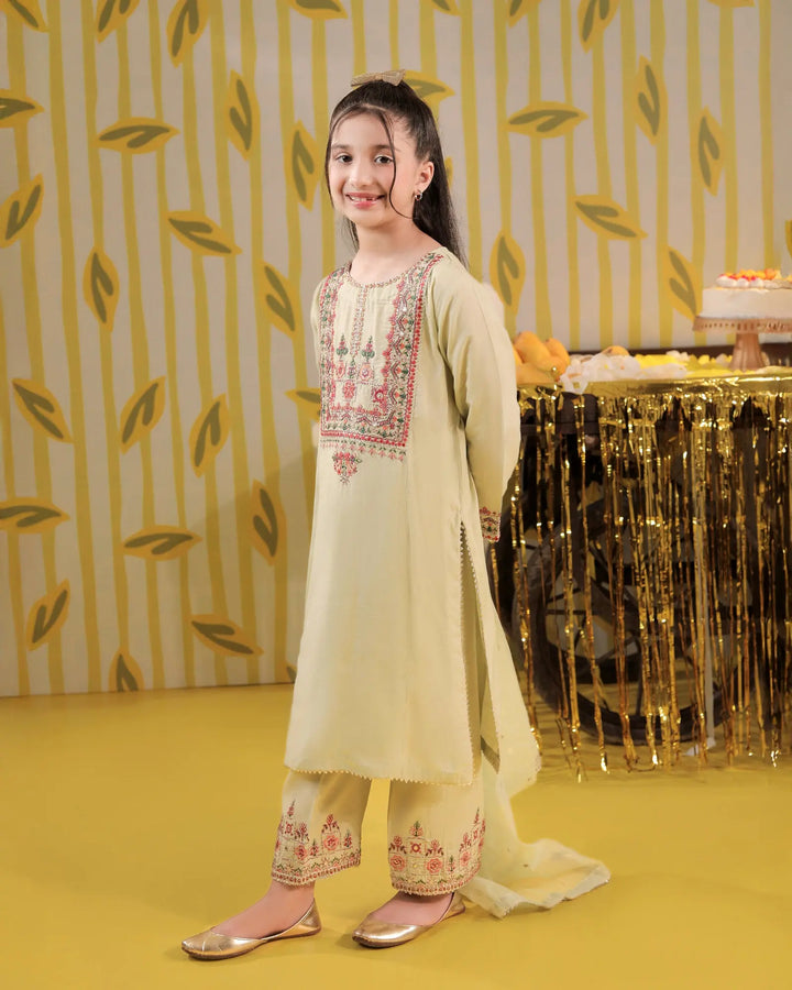 Kids Dull Raw Silk 3PC | 2265 Sha Posh Textile