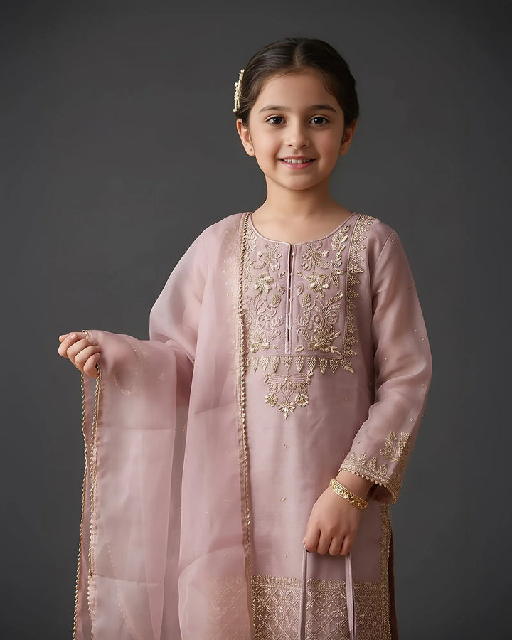 Kids Dull Raw Silk 4PC | 9792 Sha Posh Textile