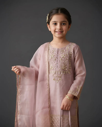 Kids Dull Raw Silk 4PC | 9792 Sha Posh Textile