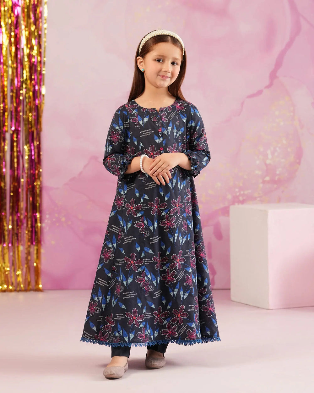 Kids Frock 2-Piece | 17357 - Sha Posh Textile
