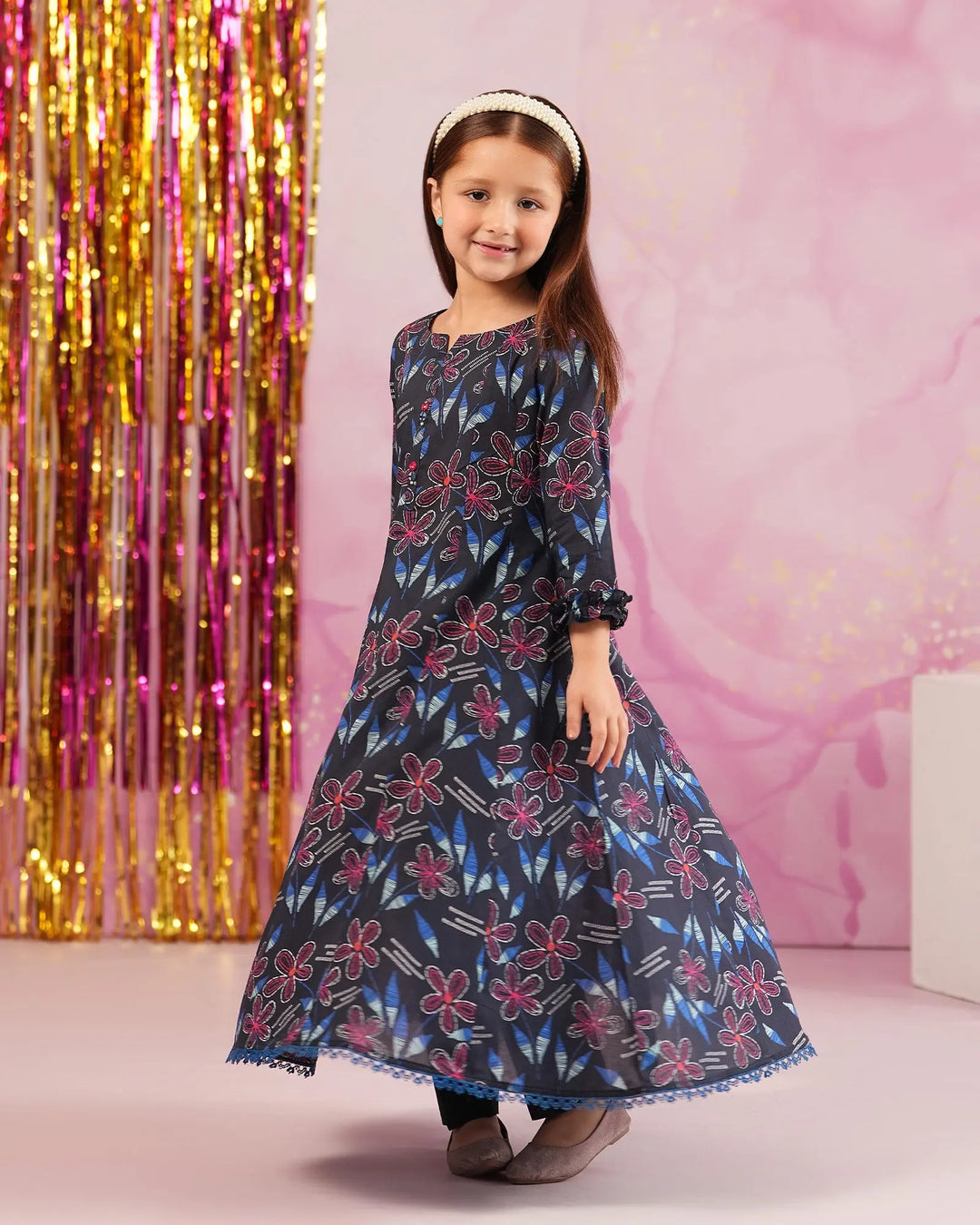 Kids Frock 2-Piece | 17357 - Sha Posh Textile