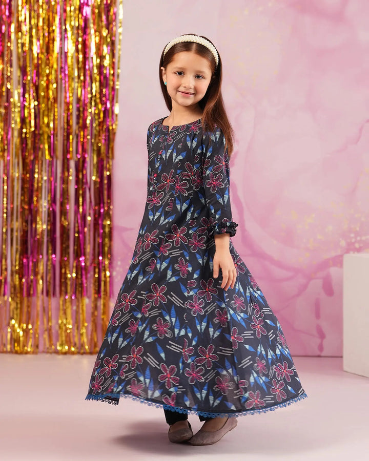 Kids Frock 2-Piece | 17357 - Sha Posh Textile