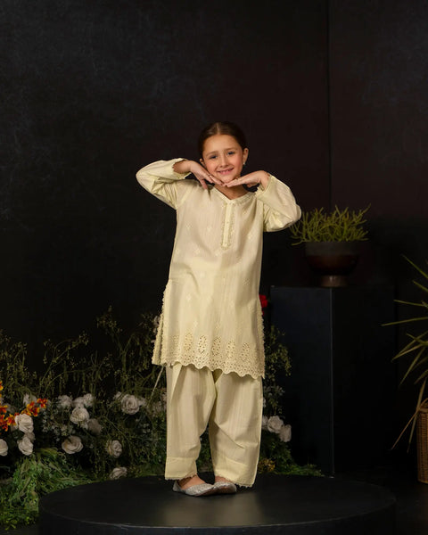 Kids Jacquard Cotton 2PC | 17581 Sha Posh Textile
