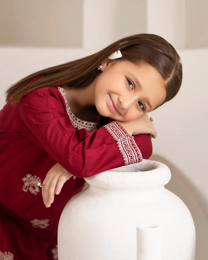Kids Jacquard Cotton 2PC | 17582 Sha Posh Textile