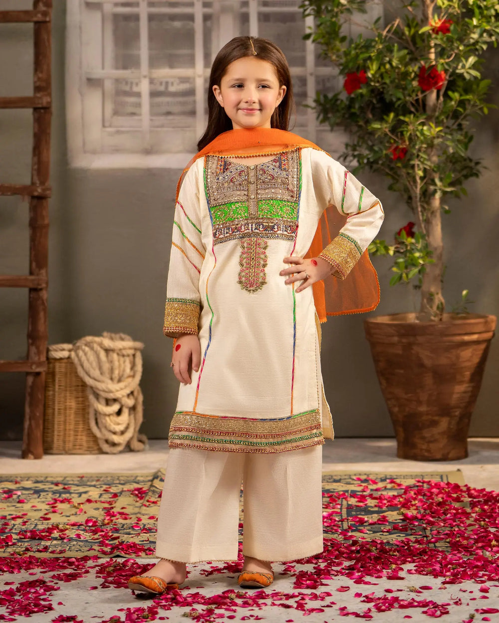 Kids Jacquard Cotton 3PC | 1176 Sha Posh Textile