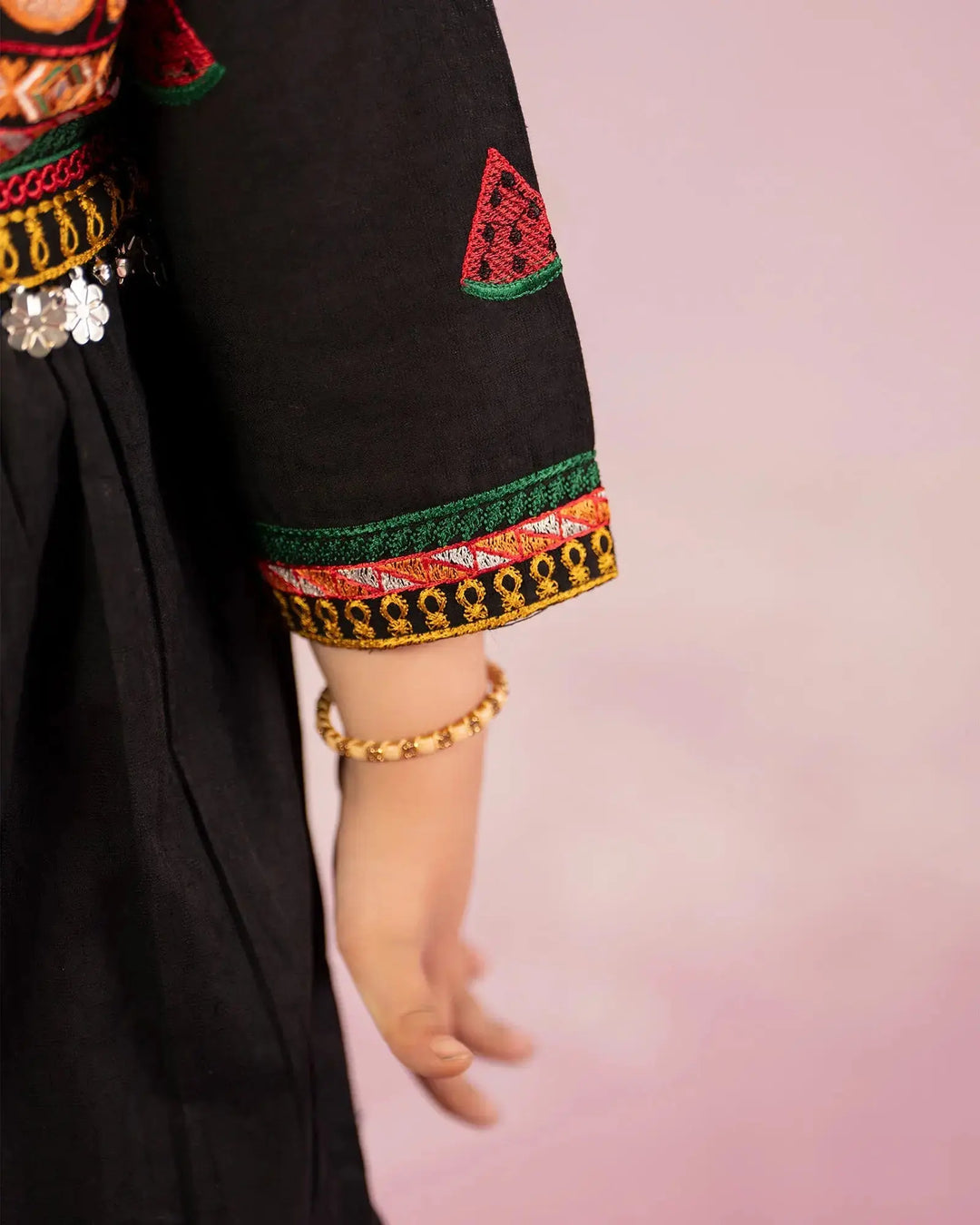 Kids Jacquard Cotton Frock | 17450 Sha Posh Textile