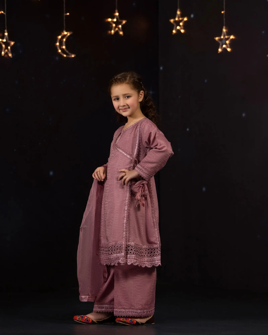Kids Jacquard Cotton Viscose Frock | 17410 Sha Posh Textile