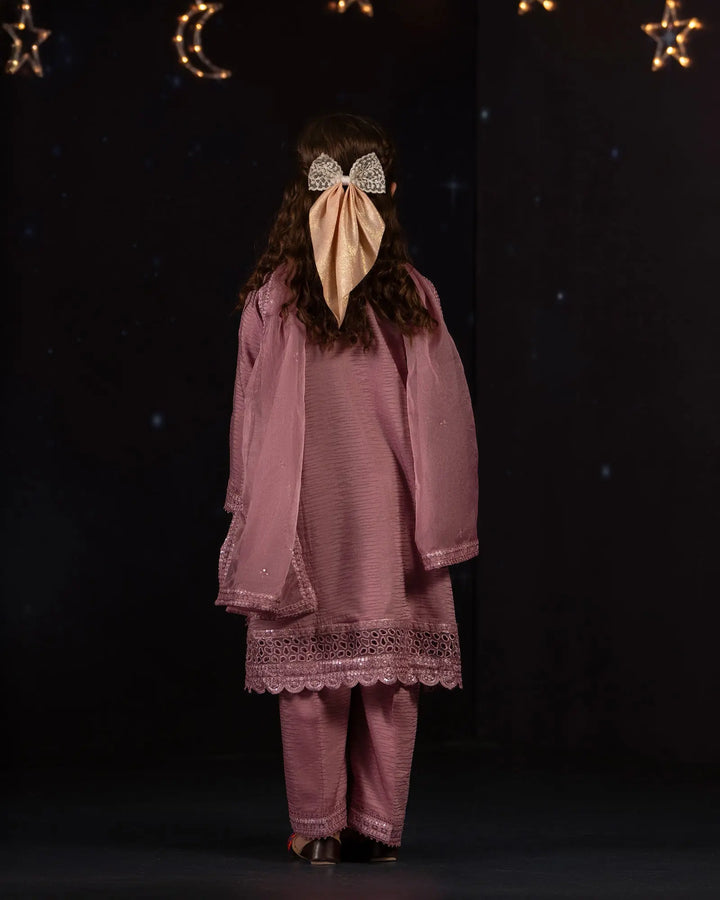 Kids Jacquard Cotton Viscose Frock | 17410 Sha Posh Textile