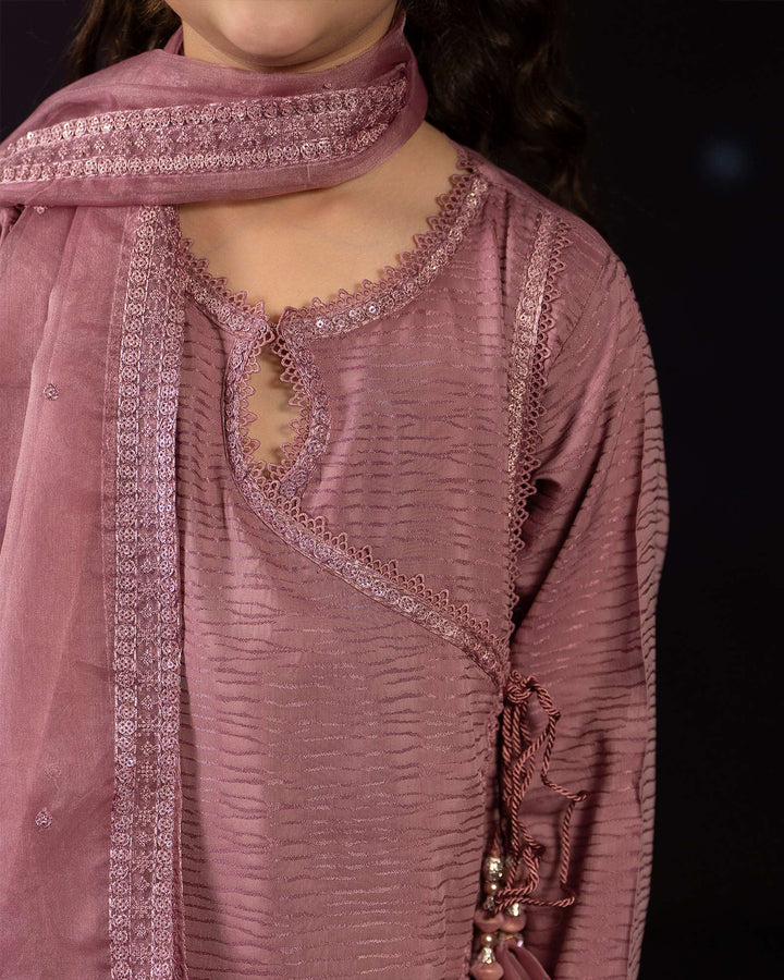 Kids Jacquard Cotton Viscose Frock | 17410 Sha Posh Textile