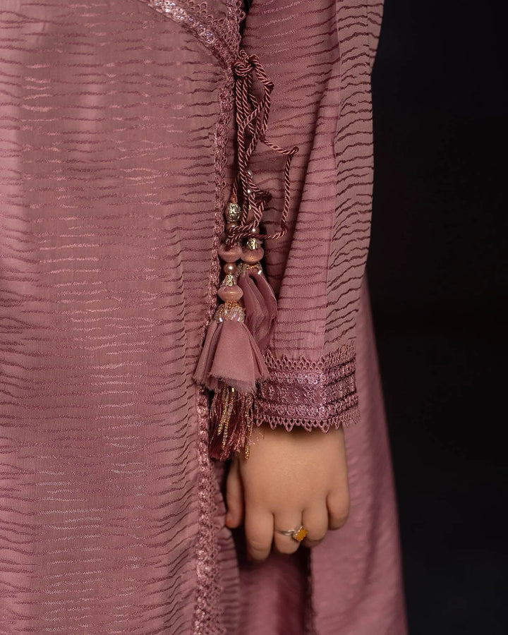 Kids Jacquard Cotton Viscose Frock | 17410 Sha Posh Textile