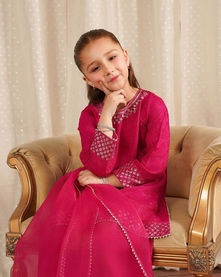 Kids Jacquard Viscose 3PC | 1330 Sha Posh Textile