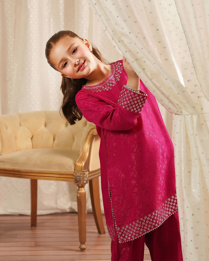 Kids Jacquard Viscose 3PC | 1330 Sha Posh Textile