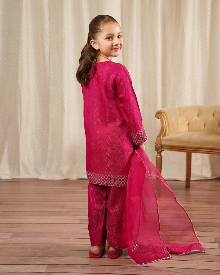 Kids Jacquard Viscose 3PC | 1330 Sha Posh Textile