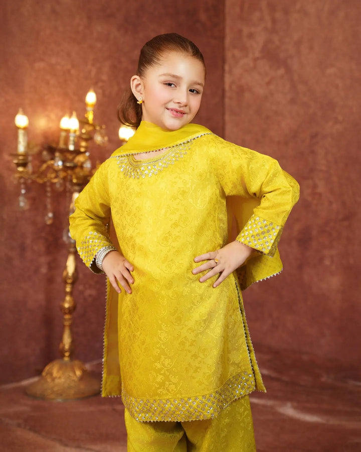Kids Jacquard Viscose 3PC | 1330 Sha Posh Textile