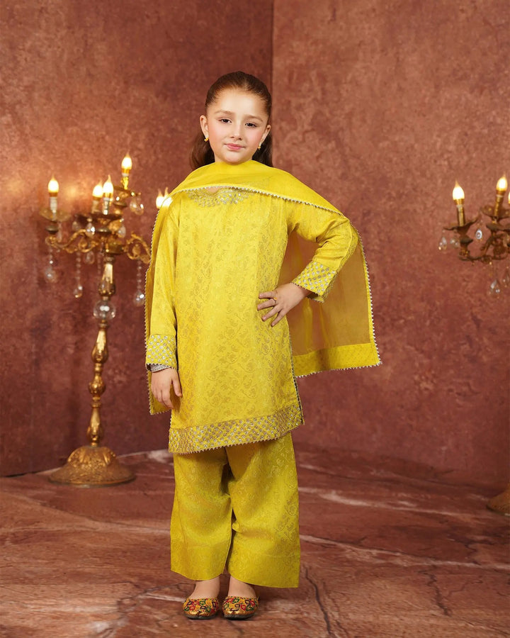 Kids Jacquard Viscose 3PC | 1330 Sha Posh Textile
